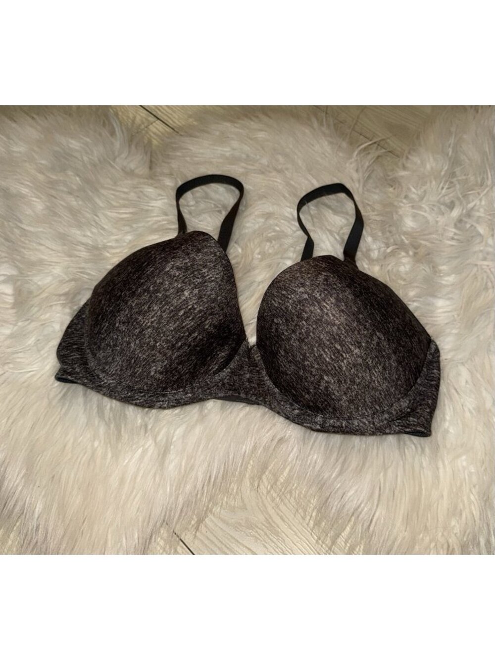 Modern Movement Y72BM450 T-Shirt Bra Lined Underwire Womens 36C Heather Gray